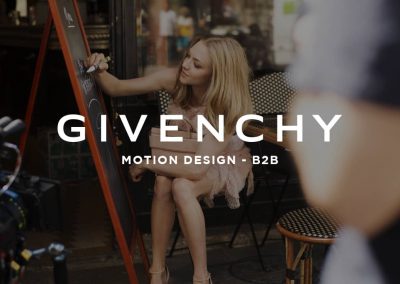 GIVENCHY – MOTION DESIGN